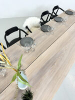 Hvidolieret plankebord på 310 cm