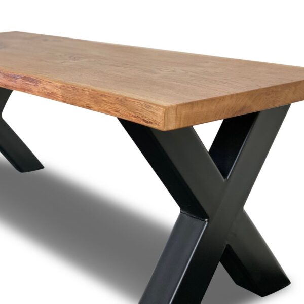 Bænk egetræs planke