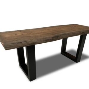 Sort bænk en planke