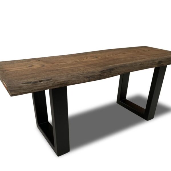 Sort bænk en planke