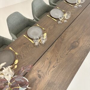 Sort plankebord i 2 hele planker