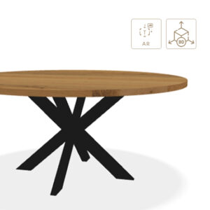 Rundt Plankebord 3D designer