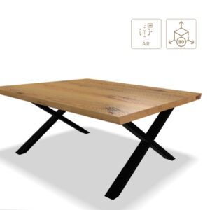 Design rektangulær sofabord