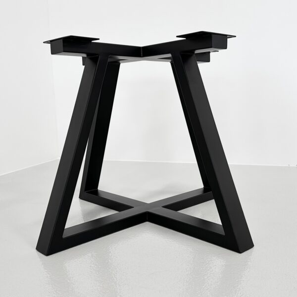 Dobbelt Trapez-bordben - Fuldsvejst - Pulverlakeret sort