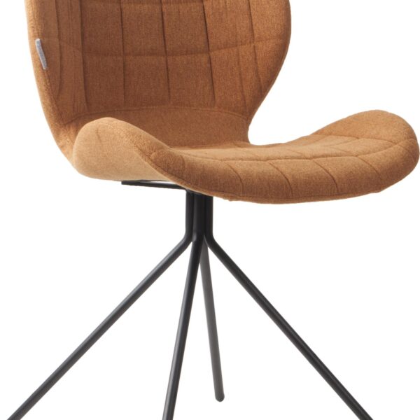 Orange spisebordsstol