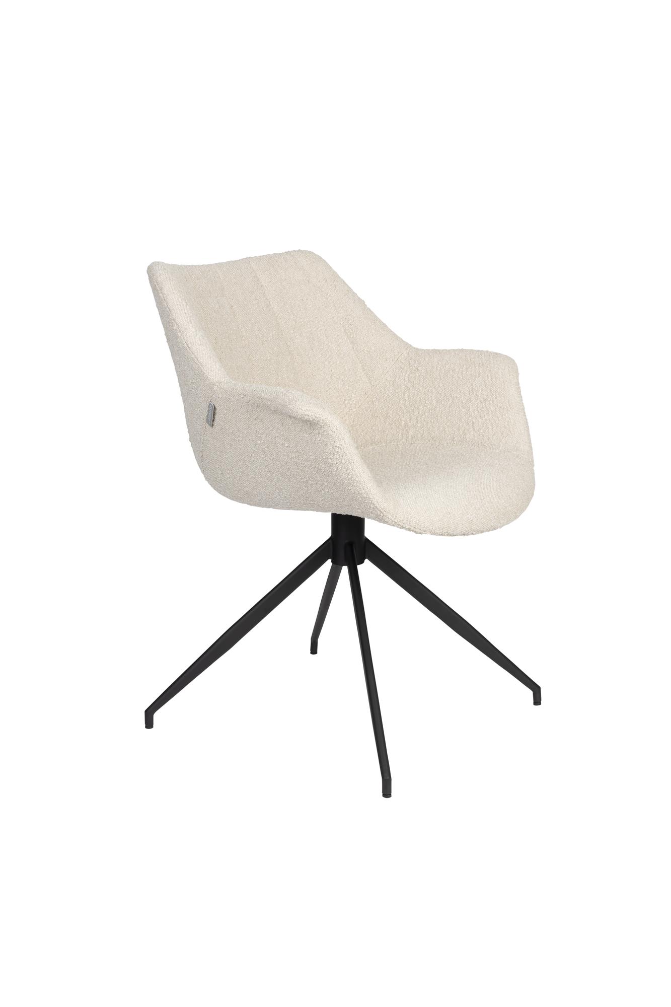 Spisebordstole_drejestol_hvid1 Drejestol - spisebordstol