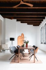 Spisebordsstol med drejefunktion i Vintage Brun