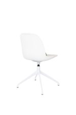 Hvid spisebordsstol med drejefunktion